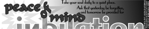 peace of mind